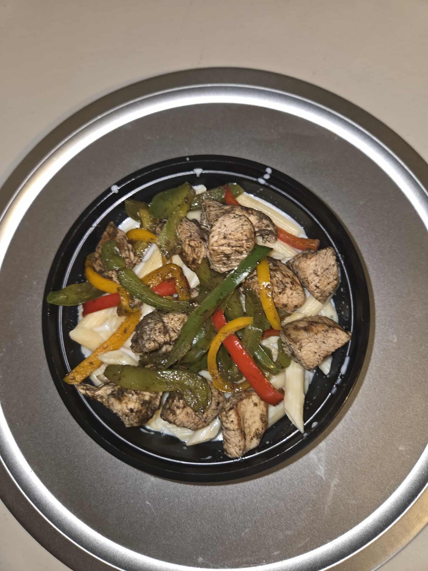 Jerk chicken rasta pasta