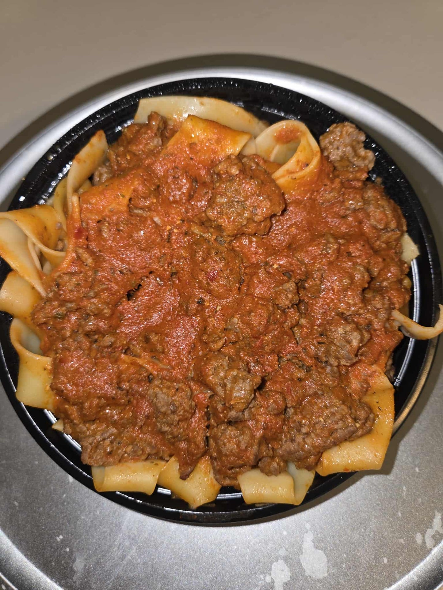 Waygu Beef Bolognese served with pappardelle pasta